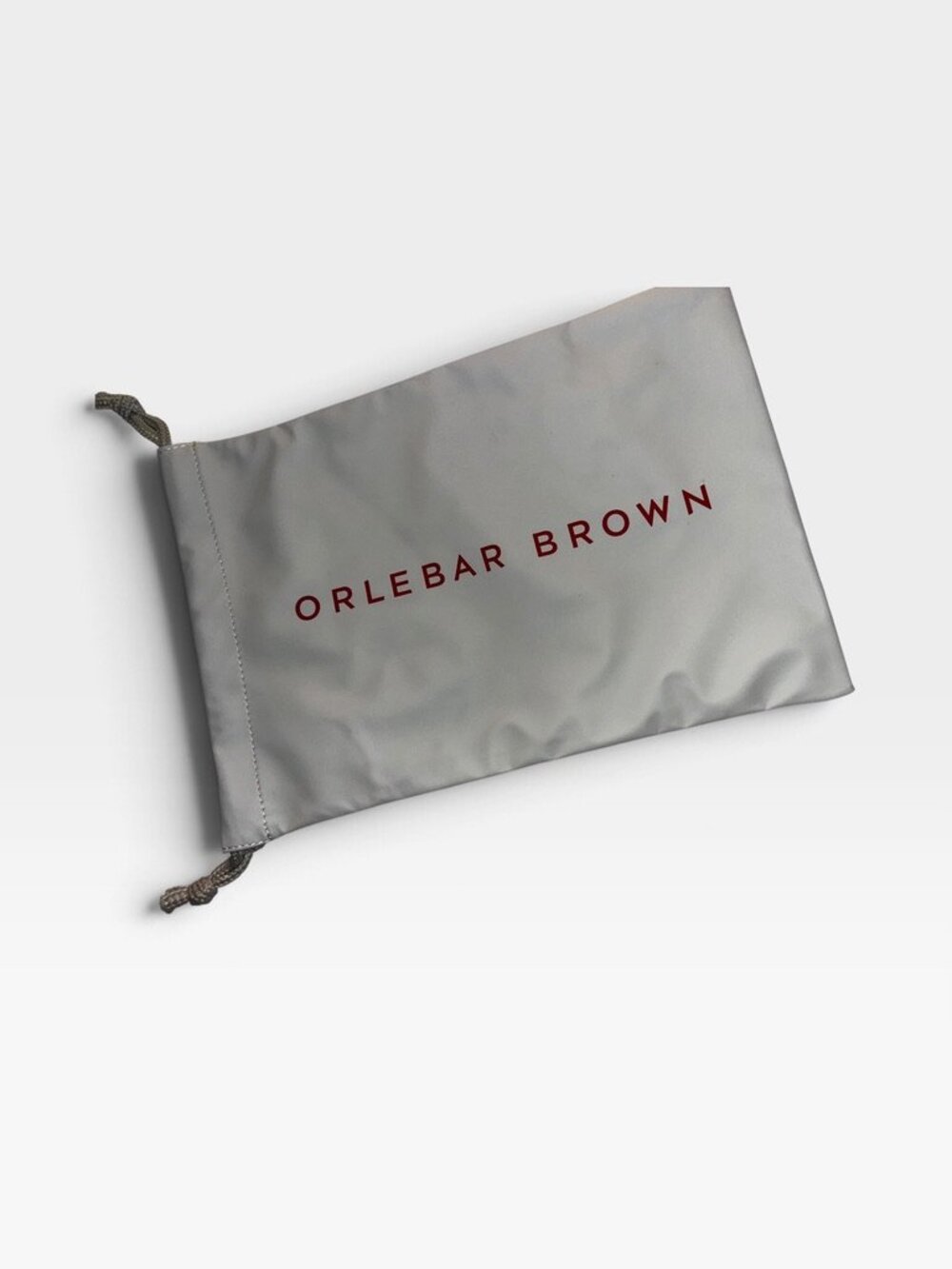 orlebar brown NEW white waterproof wet bathing suit carry bag 11x8 No returns.